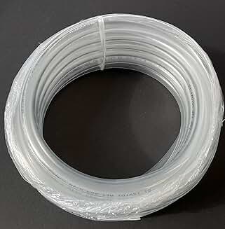 11/16” ID x 13/16” OD x 25 Ft. Clear PVC tubing. Aquarium, water line, or bevera