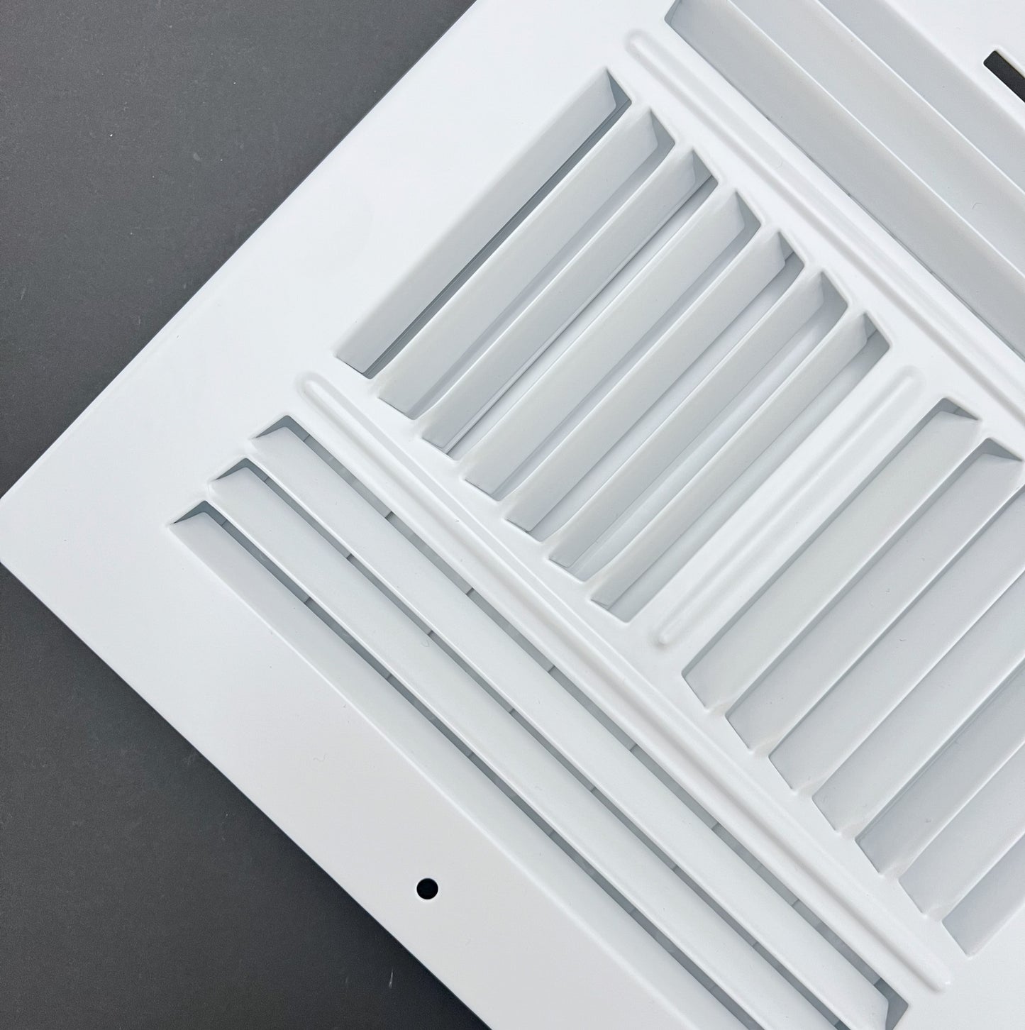 10"x 10" (Duct Opening Size) 4-Way Stamped Face Steel Ceiling/sidewall Air Supply Register - Vent Cover - Actual Outside Dimension 11.75" X 11.75"