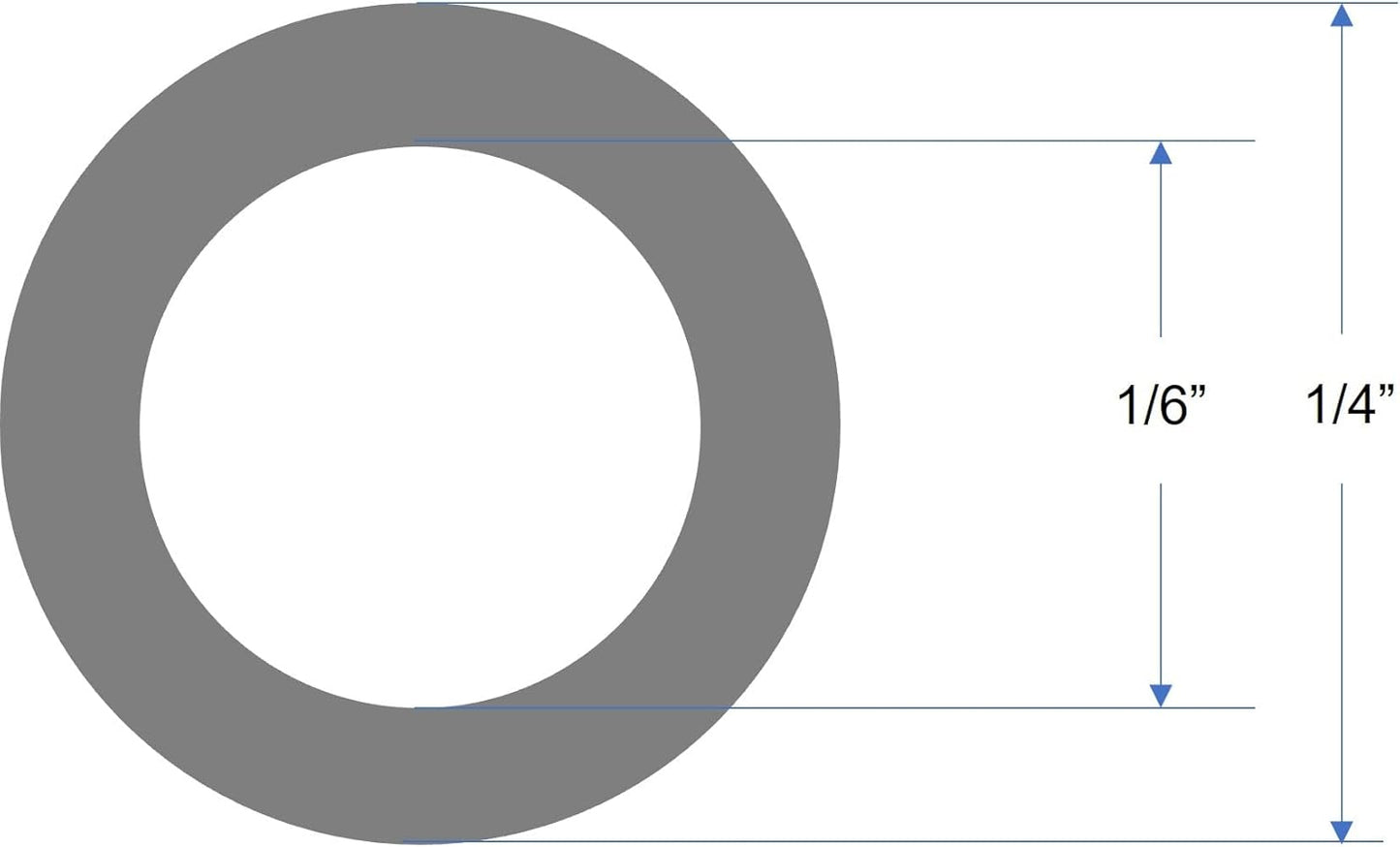 10FT PREMIUM PNEUMATIC PU TUBING for AIR or LIQUID TRANSFER HIGH STRENGTH LIGHT WEIGHT ULTRA SMOOTH AND BIRGHT COLOR RESISTANCE TO ABRASION AND CHEMICAL (OD = 1/4", Clear)