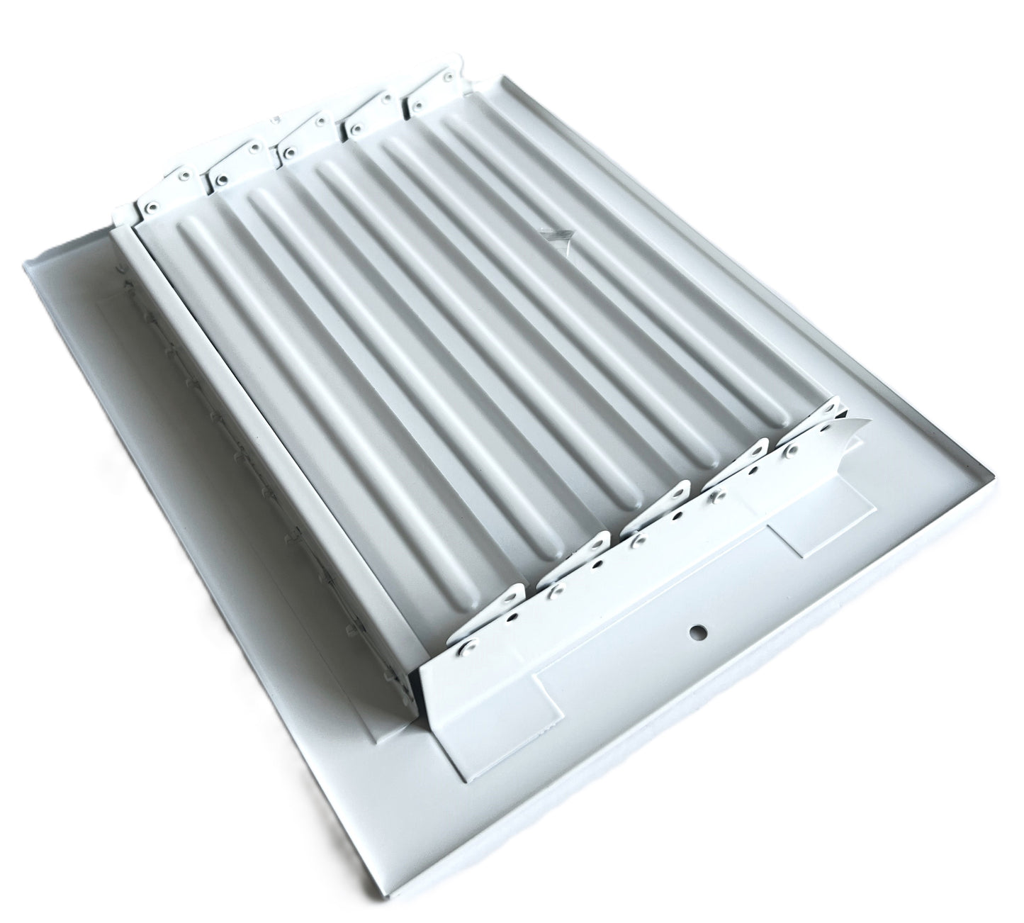 10"x 6" (Duct Opening Size) 3-Way Stamped Face Steel Ceiling/sidewall Air Supply Register - Vent Cover - Actual Outside Dimension 11.75" X 7.75"