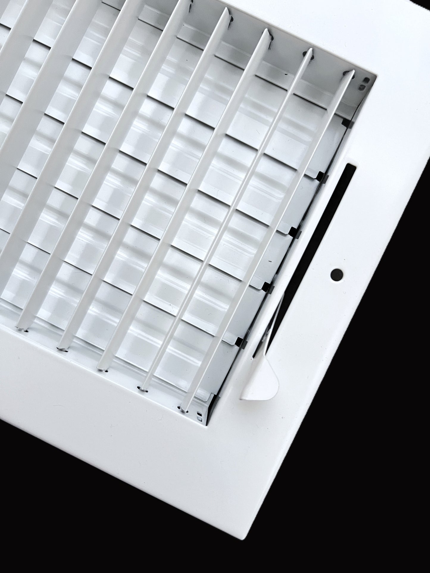 10" x 6" (Inside) Adjustable Blade Sidewall Ceiling Register Vent Cover Diffuser Heavy Duty Stamped Steel (Outside Dimension 11.9" x 8")