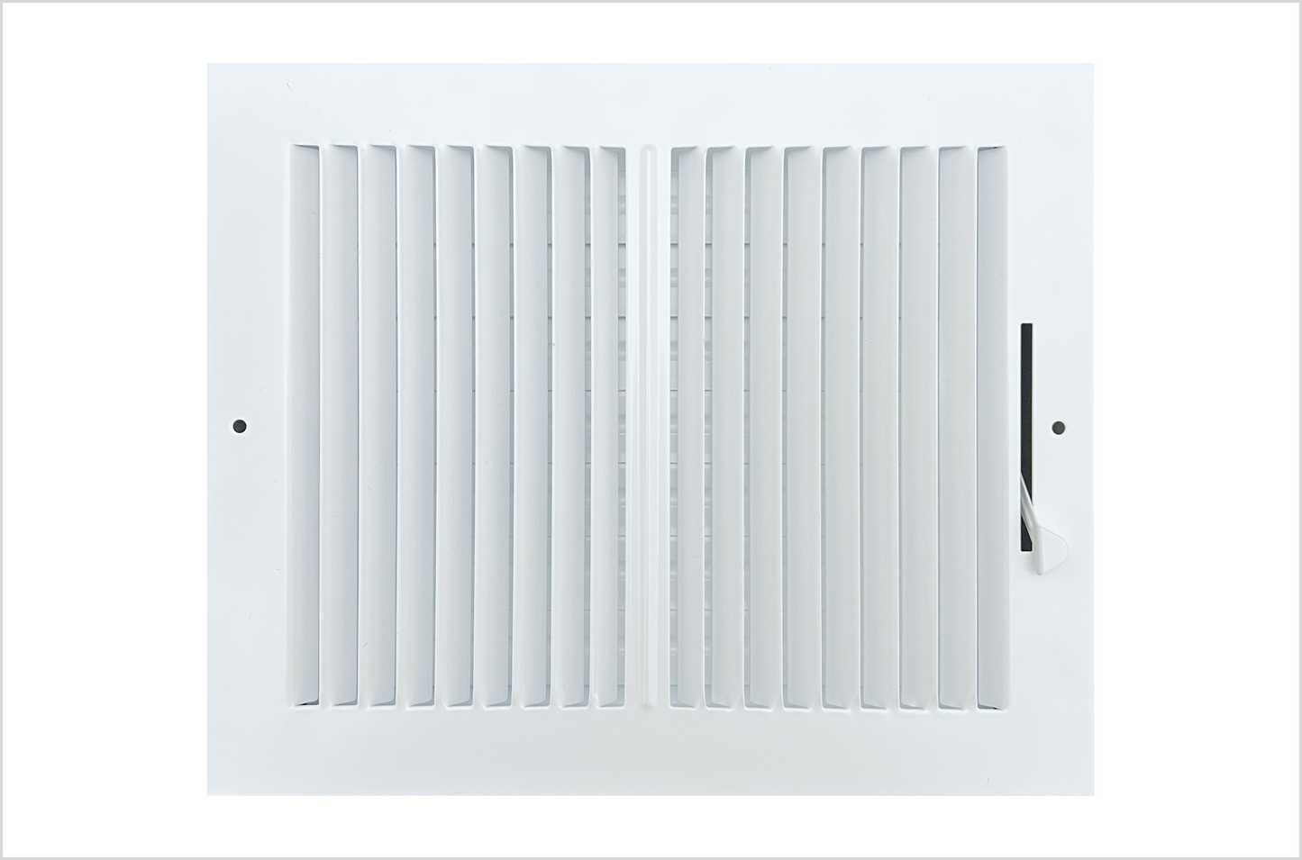 10"x 8"  2-Way Stamped Face Steel Ceiling/sidewall Air Supply Register