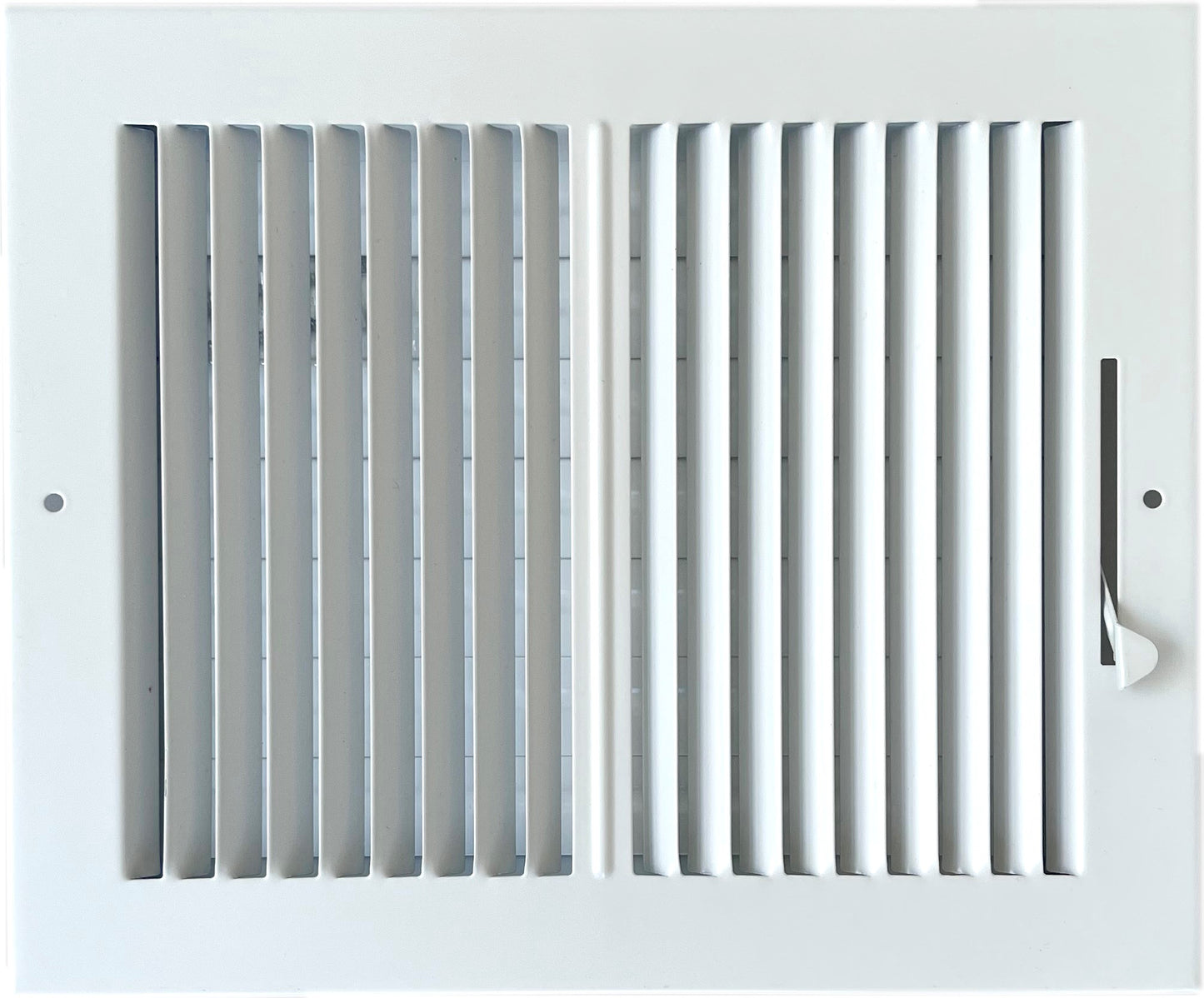 10"x 8"  2-Way Stamped Face Steel Ceiling/sidewall Air Supply Register