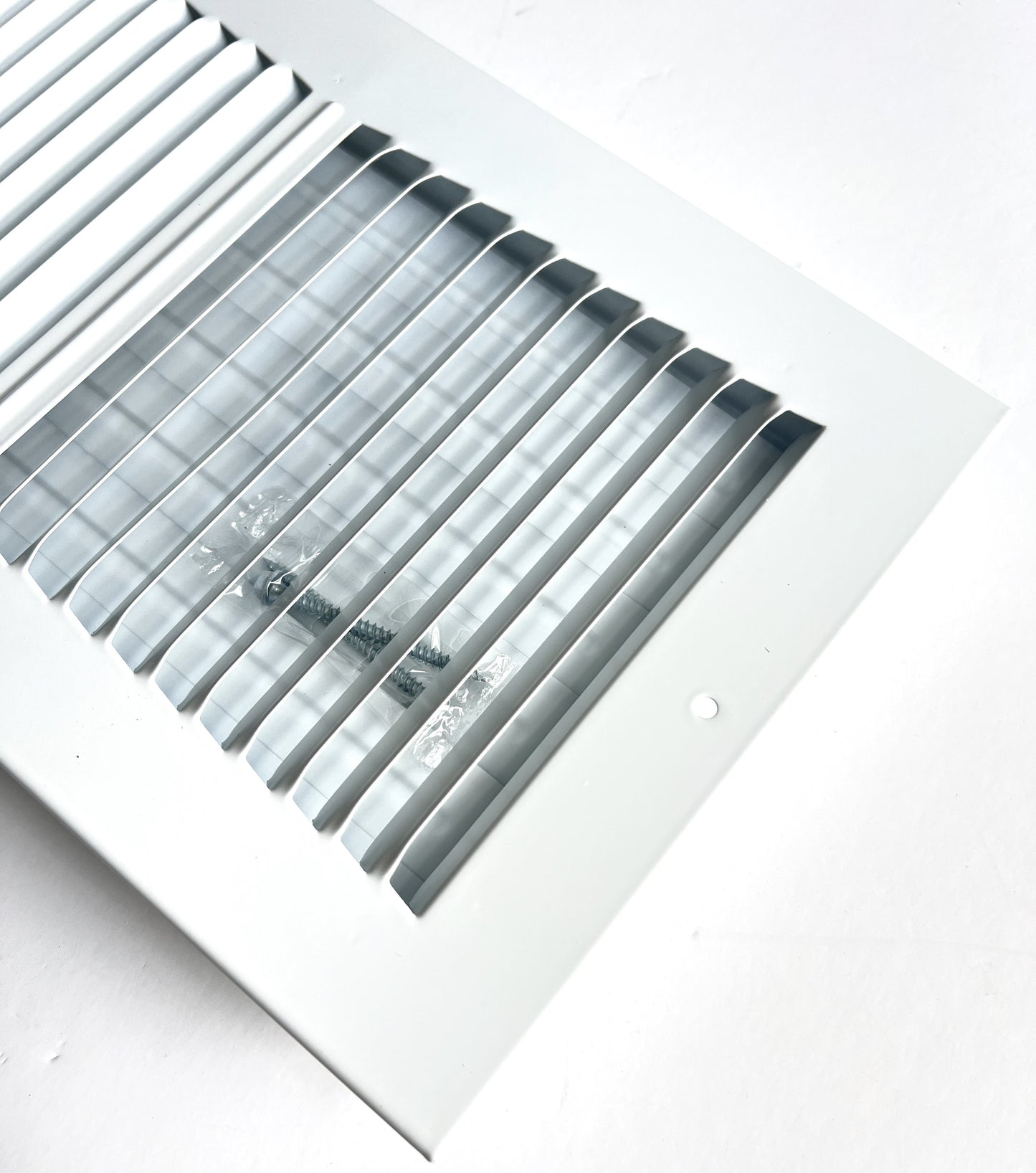12"x 6" (Duct Opening Size) 2-Way Stamped Face Steel Ceiling/sidewall Air Supply Register - Vent Cover - Actual Outside Dimension 13.75" X 7.75"