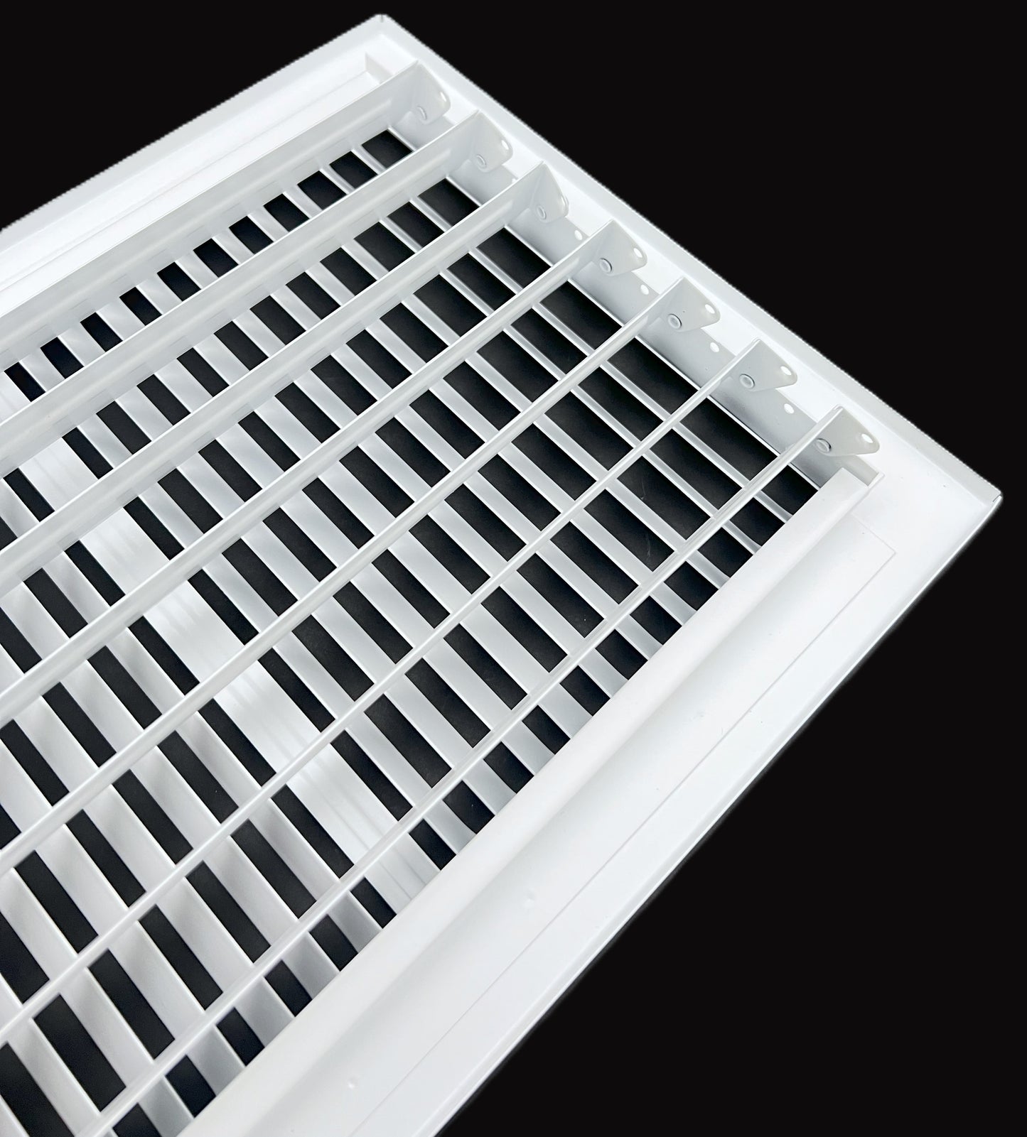 12"x 8" (Duct Opening Size) 2-Way Stamped Face Steel Ceiling/sidewall Air Supply Register - Vent Cover - Actual Outside Dimension 13.75" X 9.75"