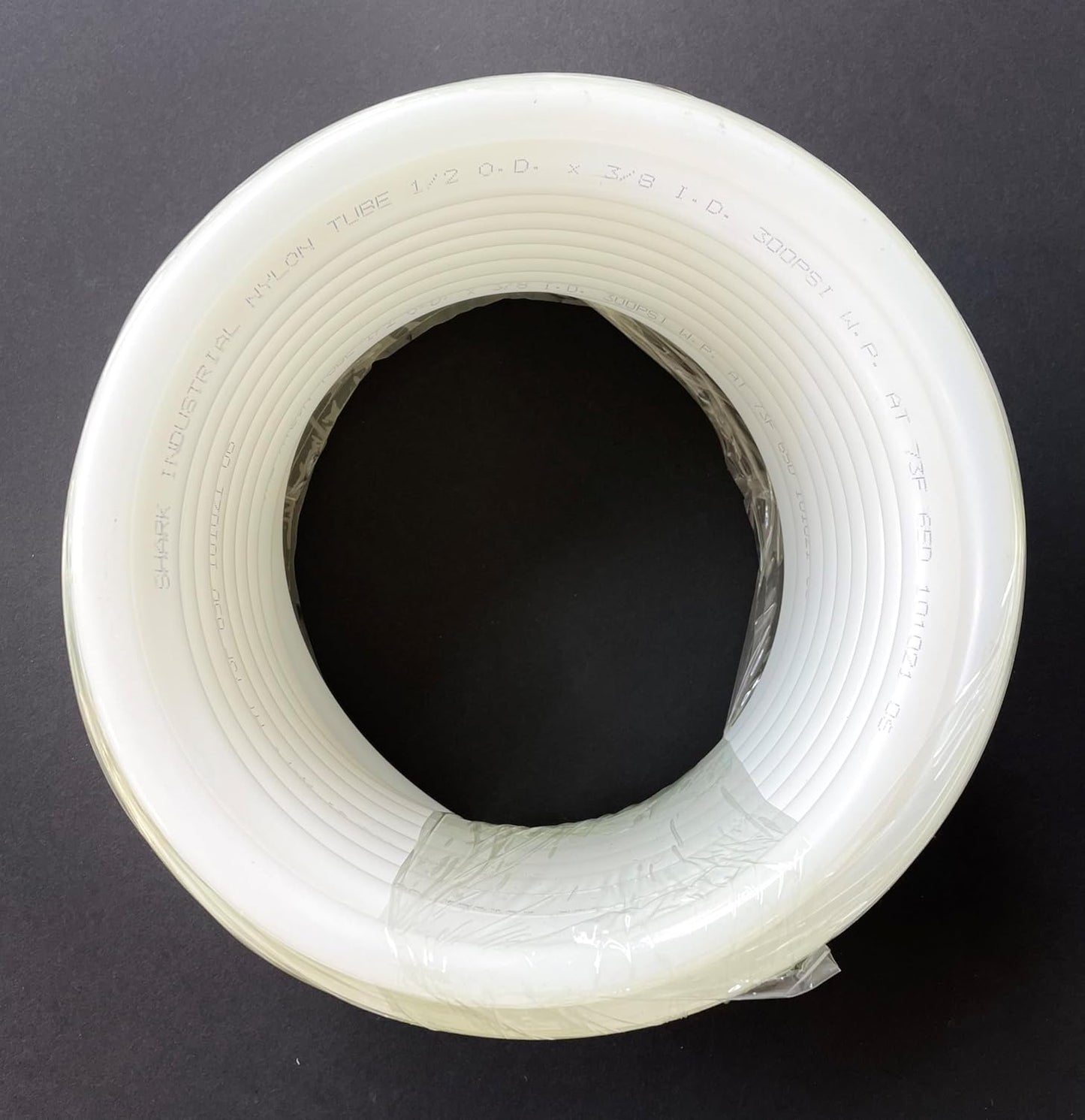 1/2” OD Nylon Tubing x 10M (32.8ft). Air line or fuel line replacement. 0 – 300 PSI (Clear)