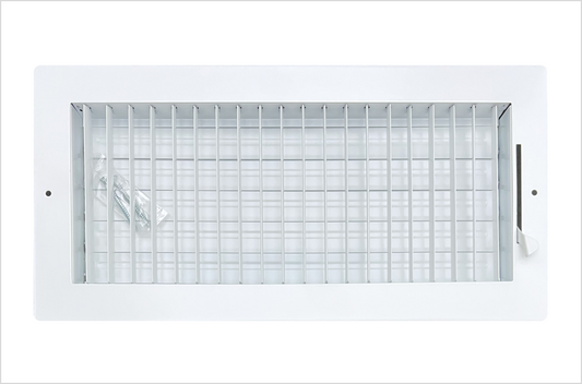 14" x 6" Adjustable Blade Sidewall Ceiling Register Vent Cover Diffuser Heavy Duty Stamped Steel (Listed Size is for Duct Opening or Inside Measurement)
