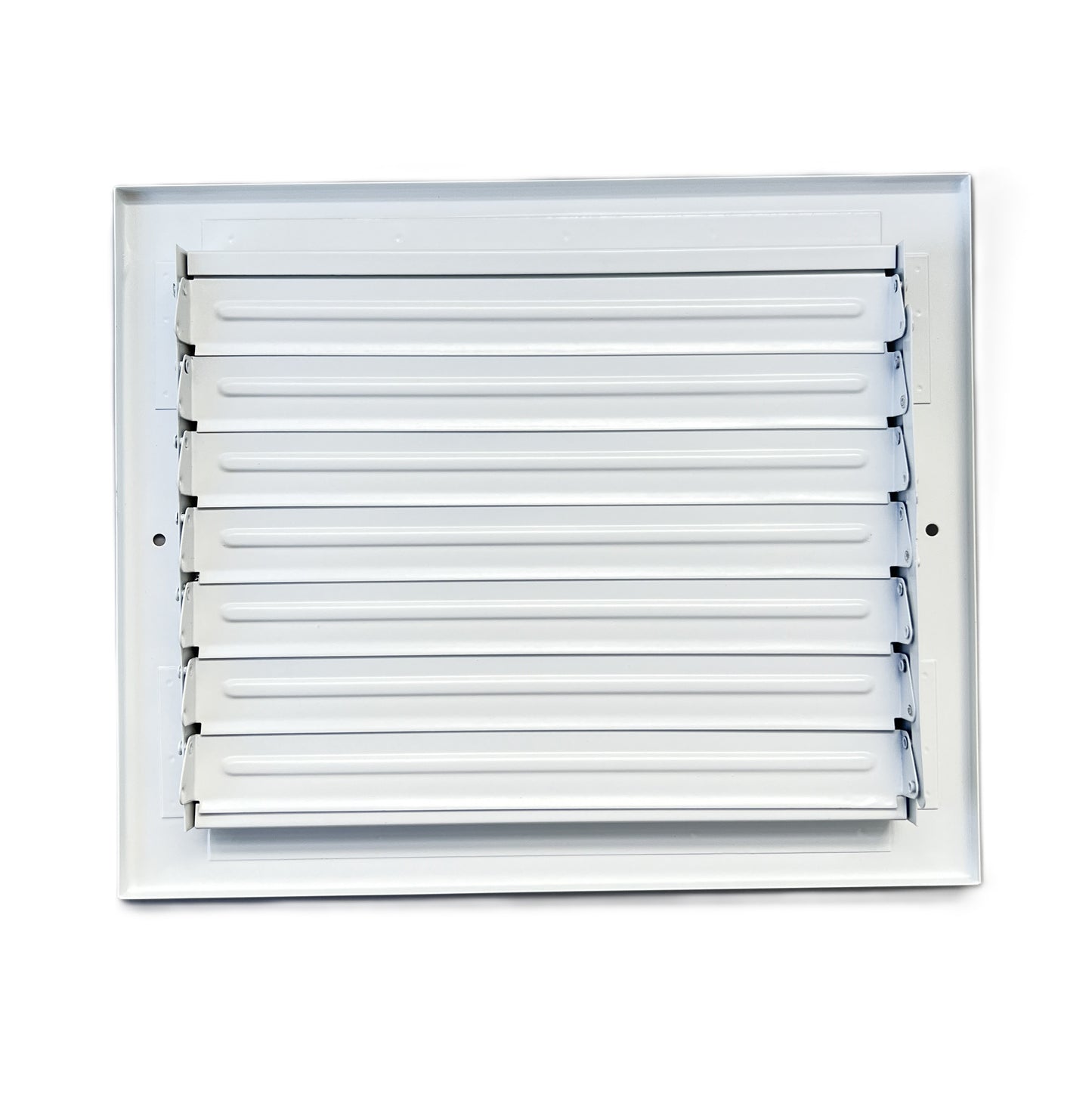12"x 8" (Duct Opening Size) 3-Way Stamped Face Steel Ceiling/sidewall Air Supply Register - Vent Cover - Actual Outside Dimension 13.75" X 9.75"