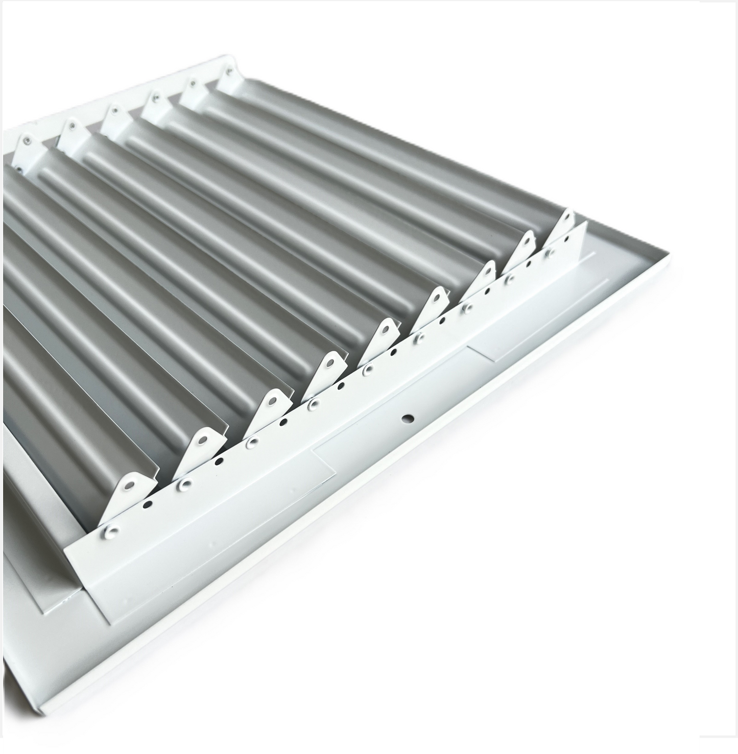 10"x 10" (Duct Opening Size) 3-Way Stamped Face Steel Ceiling/sidewall Air Supply Register - Vent Cover - Actual Outside Dimension 11.75" X 11.75"