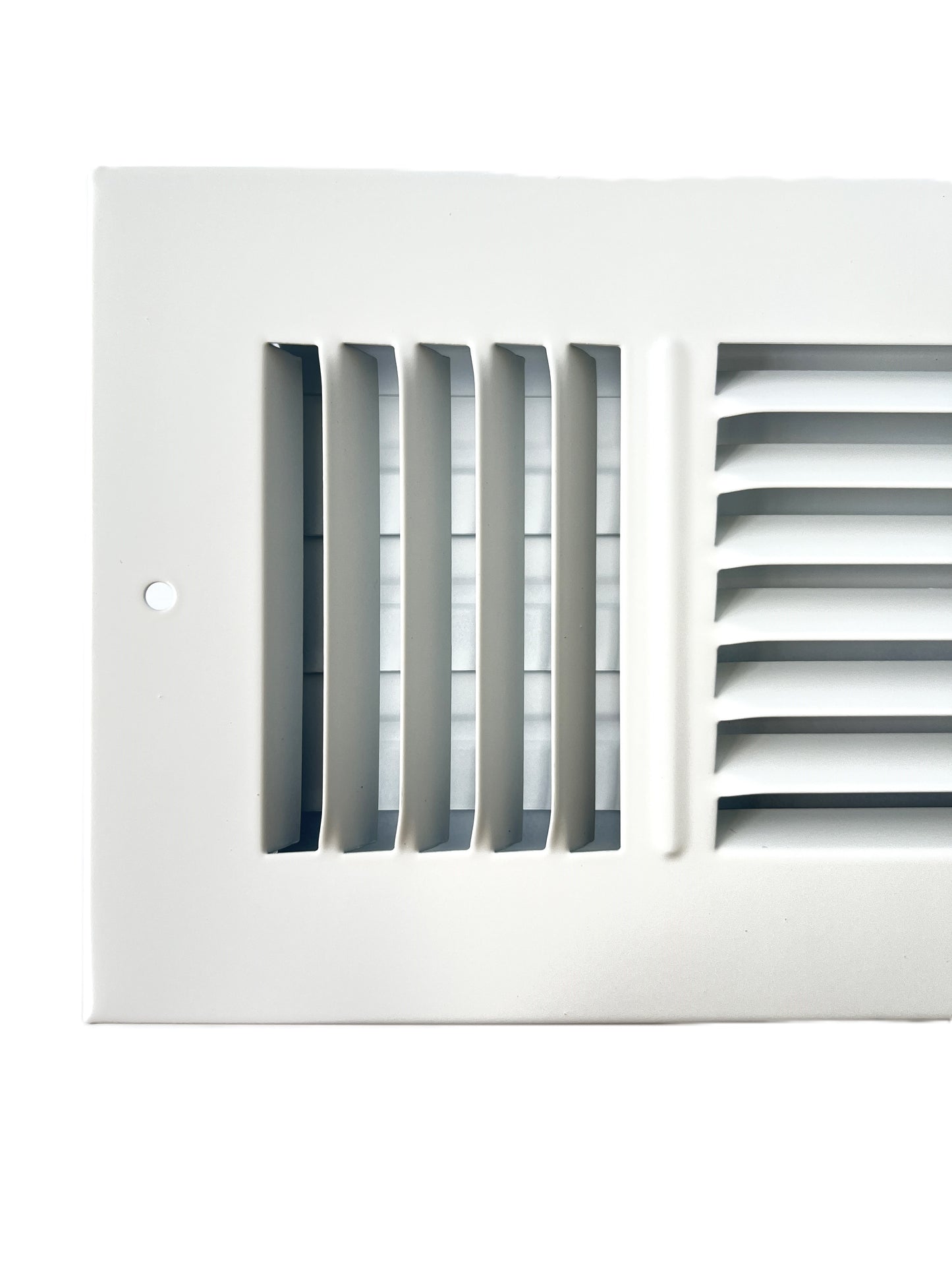 12"x 4" (Duct Opening Size) 3-Way Stamped Face Steel Ceiling/sidewall Air Supply Register - Vent Cover - Actual Outside Dimension 13.75" X 5.75"