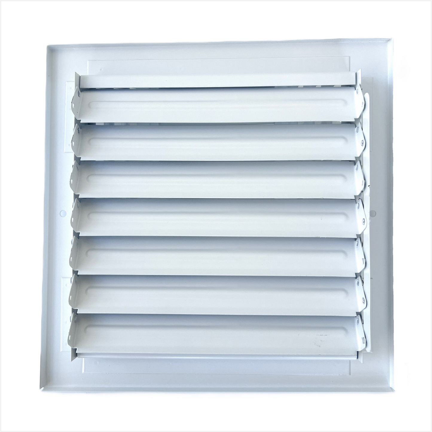 8"x 8" (Duct Opening Size) 4-Way Stamped Face Steel Ceiling/sidewall Air Supply Register - Vent Cover - Actual Outside Dimension 9.75" X 9.75"