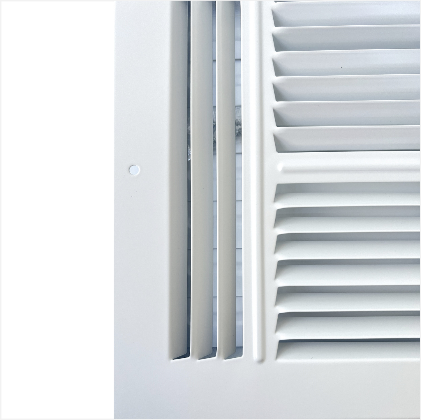 8"x 8" (Duct Opening Size) 4-Way Stamped Face Steel Ceiling/sidewall Air Supply Register - Vent Cover - Actual Outside Dimension 9.75" X 9.75"