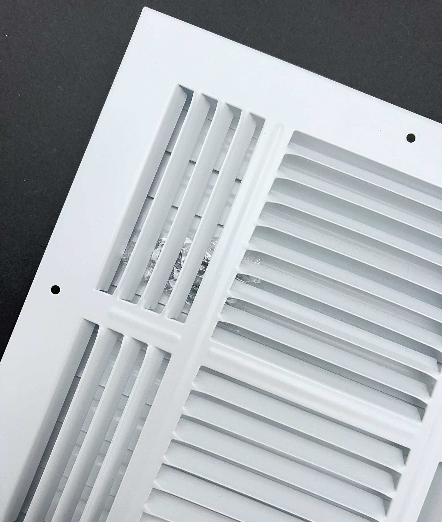 10"x 10" (Duct Opening Size) 4-Way Stamped Face Steel Ceiling/sidewall Air Supply Register - Vent Cover - Actual Outside Dimension 11.75" X 11.75"