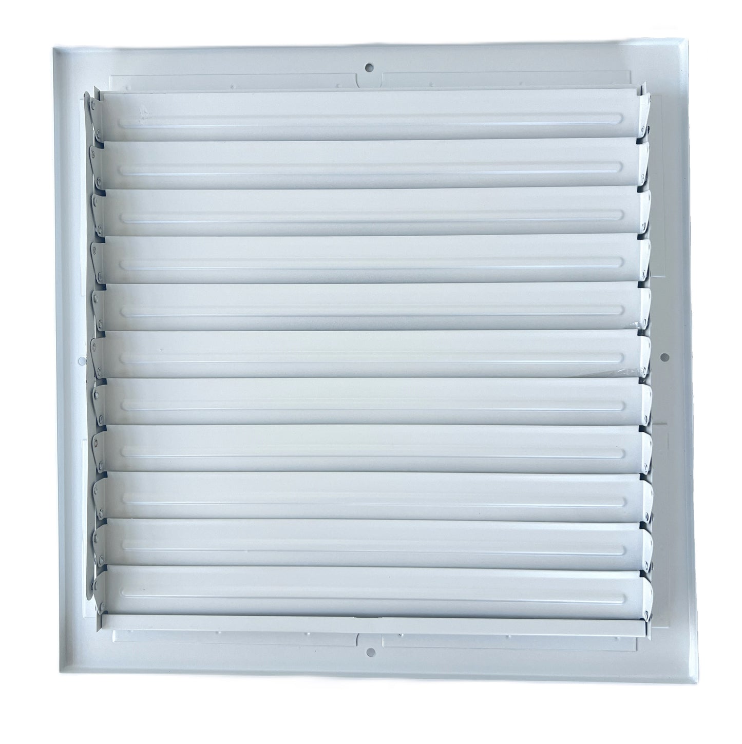 12"x 12" (Duct Opening Size) 4-Way Stamped Face Steel Ceiling/sidewall Air Supply Register - Vent Cover - Actual Outside Dimension 13.75" X 13.75"
