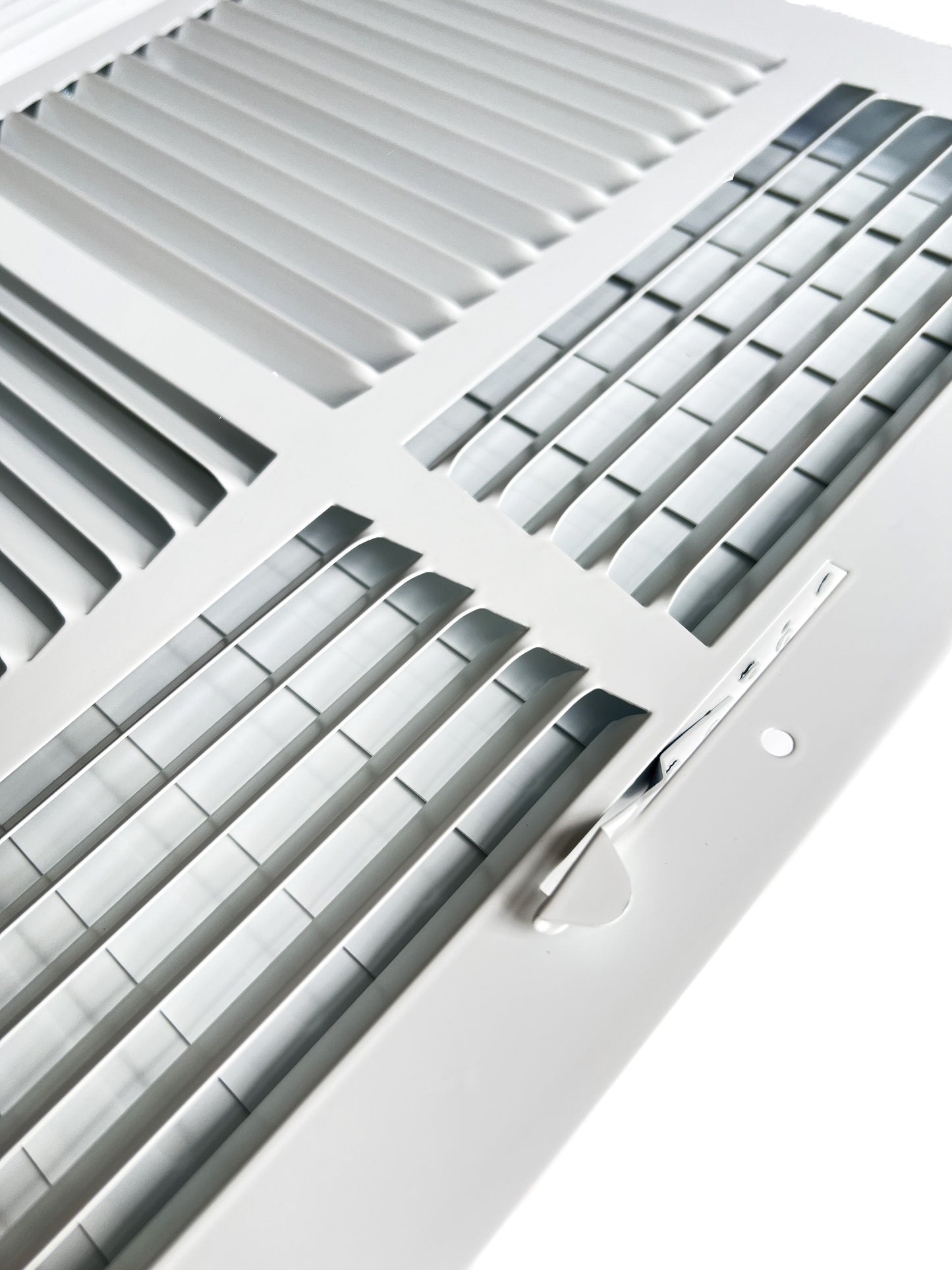 14"x 14" (Duct Opening Size) 4-Way Stamped Face Steel Ceiling/sidewall Air Supply Register - Vent Cover - Actual Outside Dimension 15.75" X 15.75"