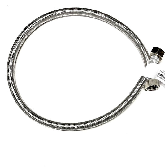 30 Inch Faucet Water Supply Connector Line Braided Stainless Steel, Faucet Supply Line - 1/2" Female Iron Pipe (FIP) Thread for both ends