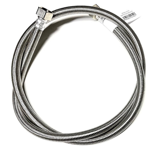 48 Inch Faucet Water Supply Connector Line Braided Stainless Steel, Faucet Supply Line - 1/2" Female Iron Pipe (FIP) Thread for both ends