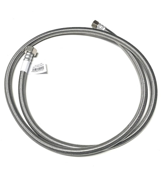 60 Inch Faucet Water Supply Connector Line Braided Stainless Steel, Faucet Supply Line - 3/8 Female Compression Thread x 1/2 Female Iron Pipe Thread