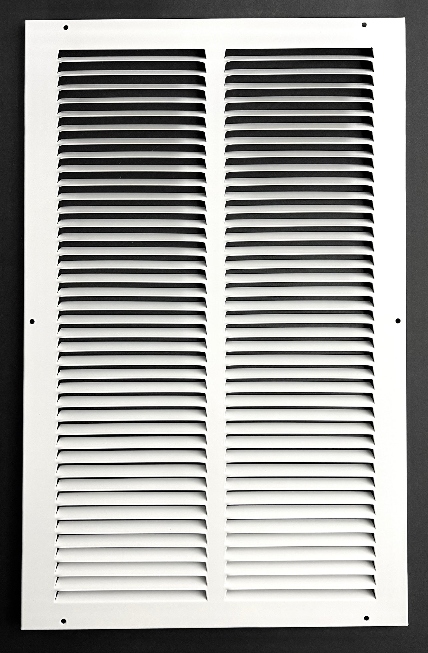 12"x20" Stamped Face Steel Return Grille Vent Cover White Poweder Coating Without Frame Outside Dimension 13.75"x21.75"