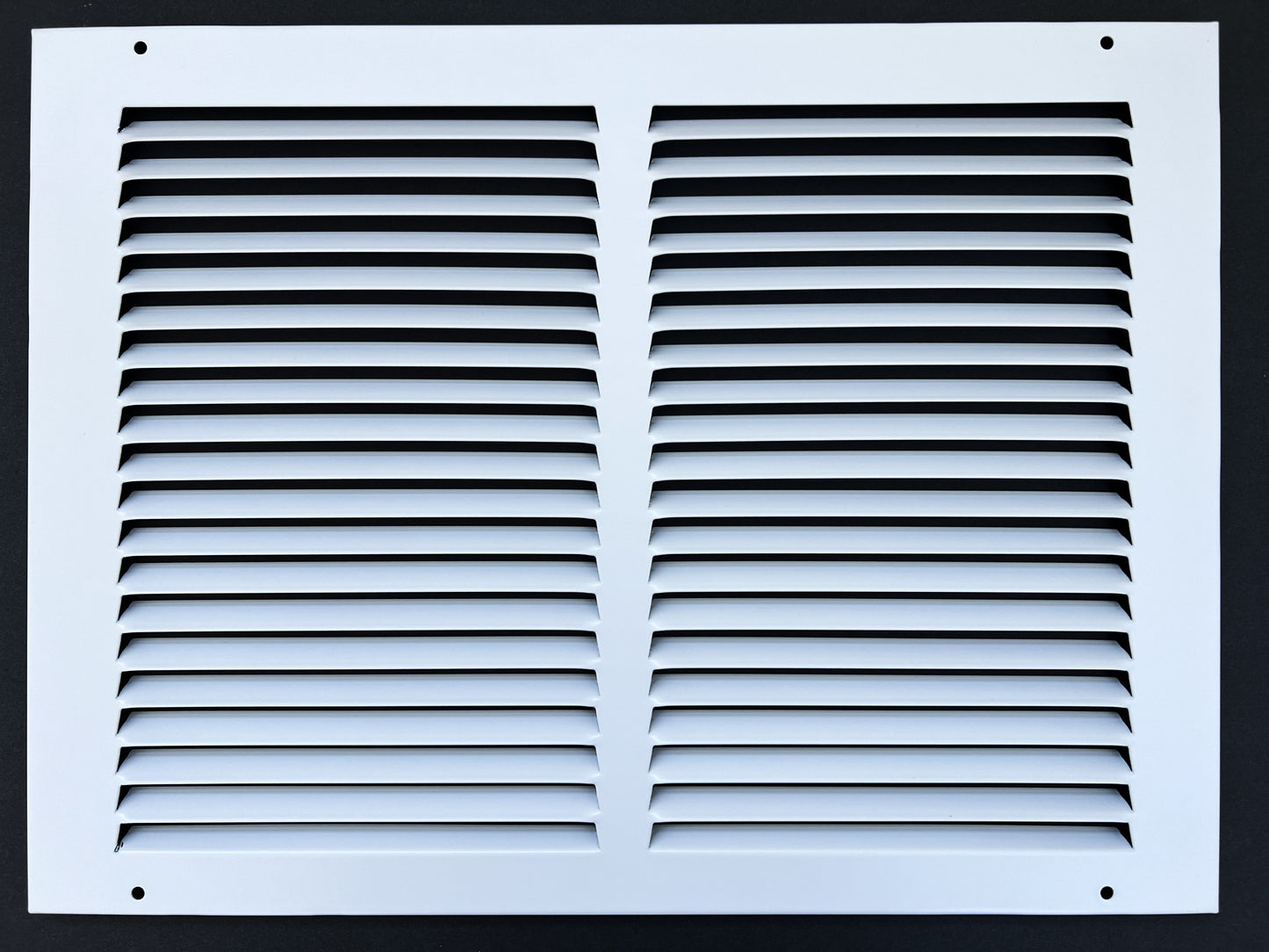 14"x10" Stamped Face Steel Return Grille Vent Cover White Poweder Coating Without Frame Outside Dimension 15.75"x11.75"