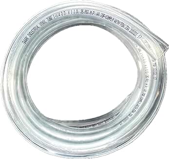 1” ID x 1-1/4” OD x 10ft Clear PVC tubing. Aquarium, water line