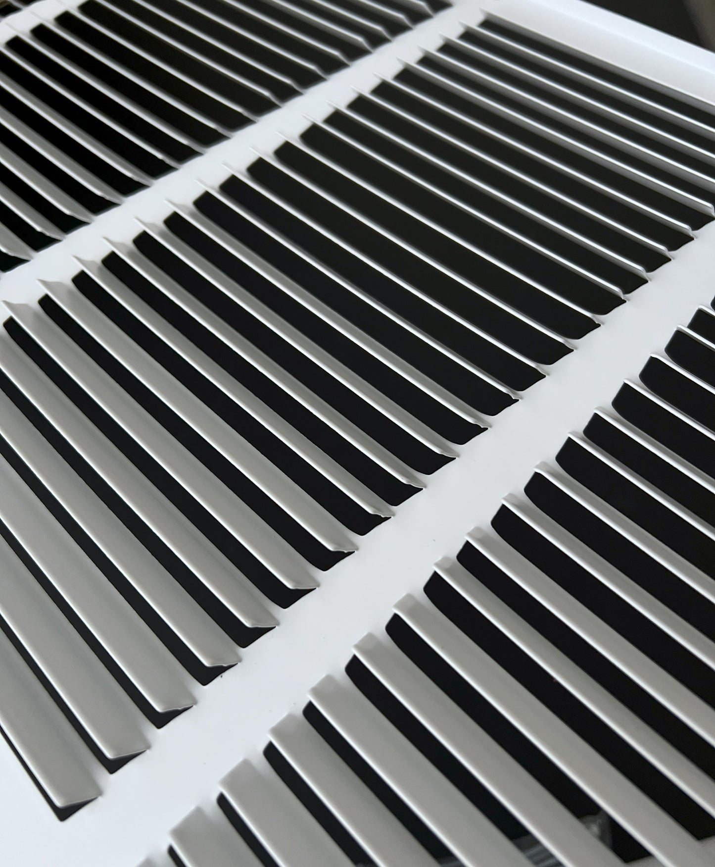 24"x12" Stamped Face Steel Return Grille Vent Cover White Powder Coating Without Frame Outside Dimension 25.75"x13.75"
