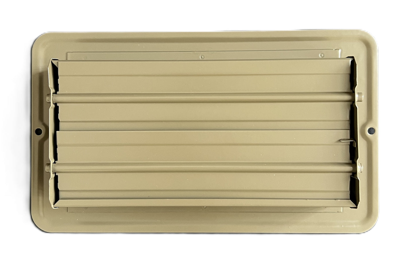 RV and Home Brown Stamped Steel Floor Diffuser/Register with Damper 8" X 4" (Duct Opening Size) Outside Dimension 9.6"x 5.6"