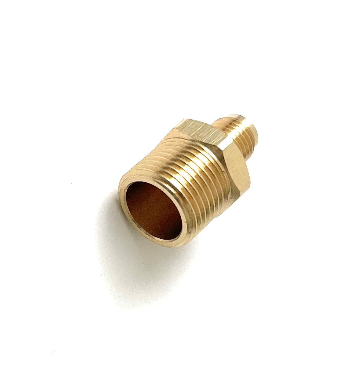 Male Flare x MIP Brass Adapter – 45° Flare Tube Fitting with for Gas, Fuel & Refrigeration (5 sizes)