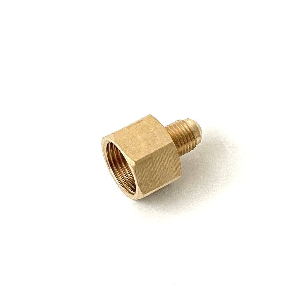 Male Flare x FIP Brass Adapter  – 45° Flare Tube Fitting with for Gas, Fuel & Refrigeration (6 sizes)