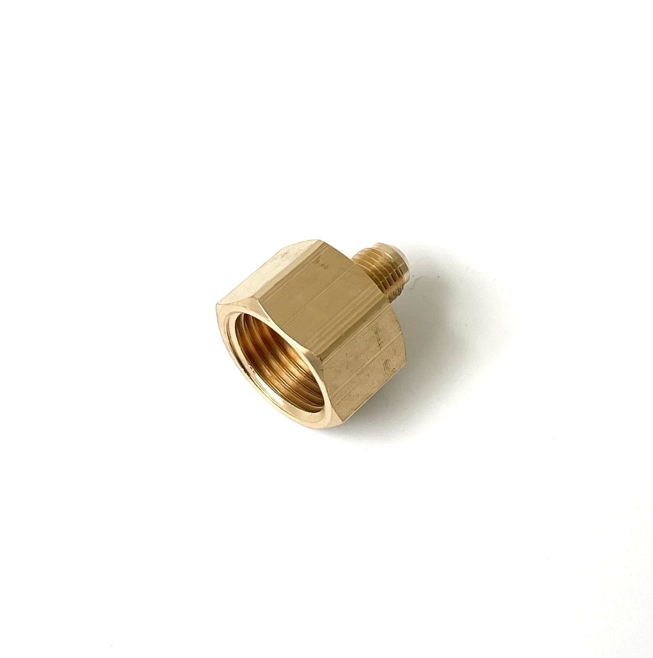 Male Flare x FIP Brass Adapter  – 45° Flare Tube Fitting with for Gas, Fuel & Refrigeration (6 sizes)