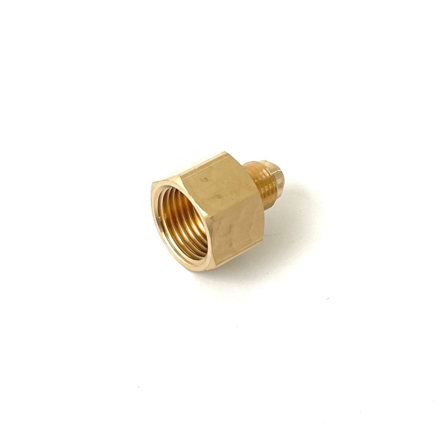 Male Flare x FIP Brass Adapter  – 45° Flare Tube Fitting with for Gas, Fuel & Refrigeration (6 sizes)