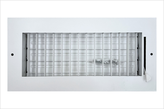 10" x 4" Adjustable Blade Sidewall Ceiling Register Vent Cover Diffuser Heavy Duty Stamped Steel (Listed Size is for Duct Opening or Inside Measurement)