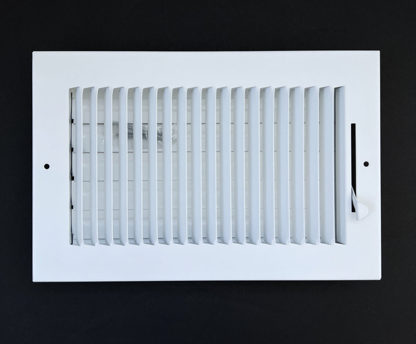 10"x 6" (Duct Opening Size) 1-Way Stamped Face Steel Ceiling/sidewall Air Supply Register - Vent Cover - Actual Outside Dimension 11.75" X 7.75"