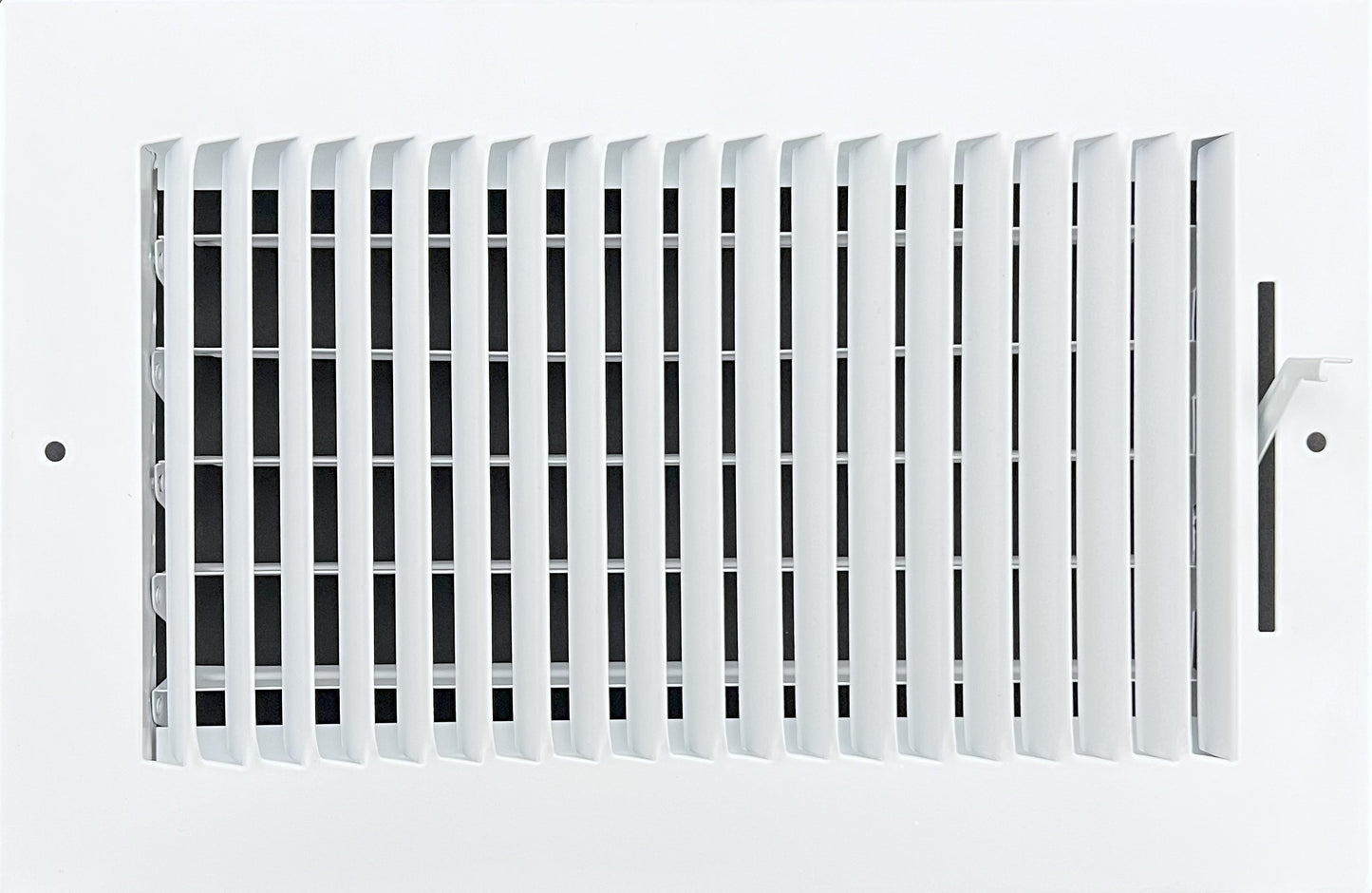 10"x 6" (Duct Opening Size) 1-Way Stamped Face Steel Ceiling/sidewall Air Supply Register - Vent Cover - Actual Outside Dimension 11.75" X 7.75"
