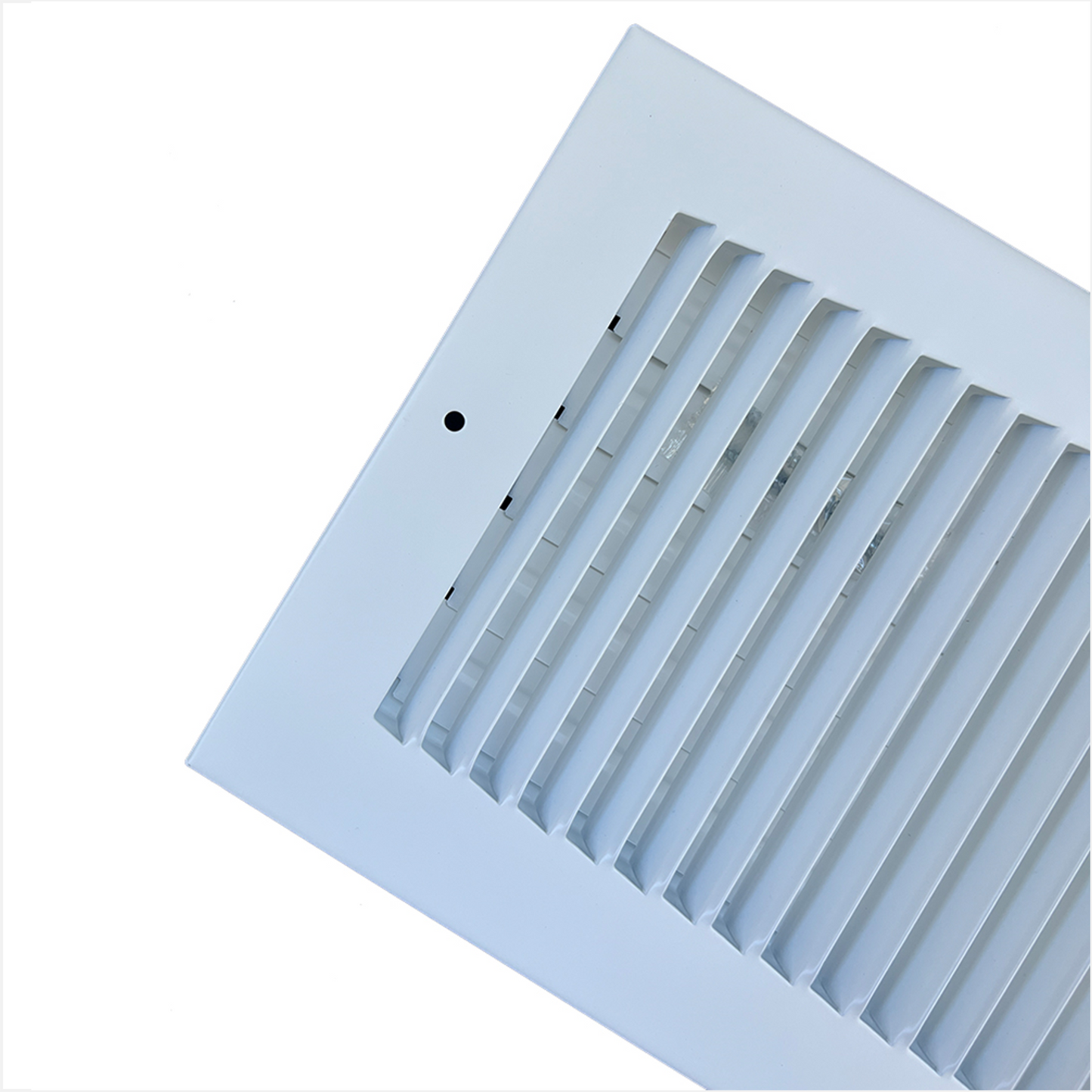 10"x 4" (Duct Opening Size) 1-Way Stamped Face Steel Ceiling/sidewall Air Supply Register - Vent Cover - Actual Outside Dimension 11.75" X 5.75"