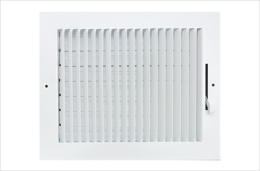 10"x 8" (Duct Opening Size) 1-Way Stamped Face Steel Ceiling/sidewall Air Supply Register - Vent Cover - Actual Outside Dimension 11.75" X 9.75"