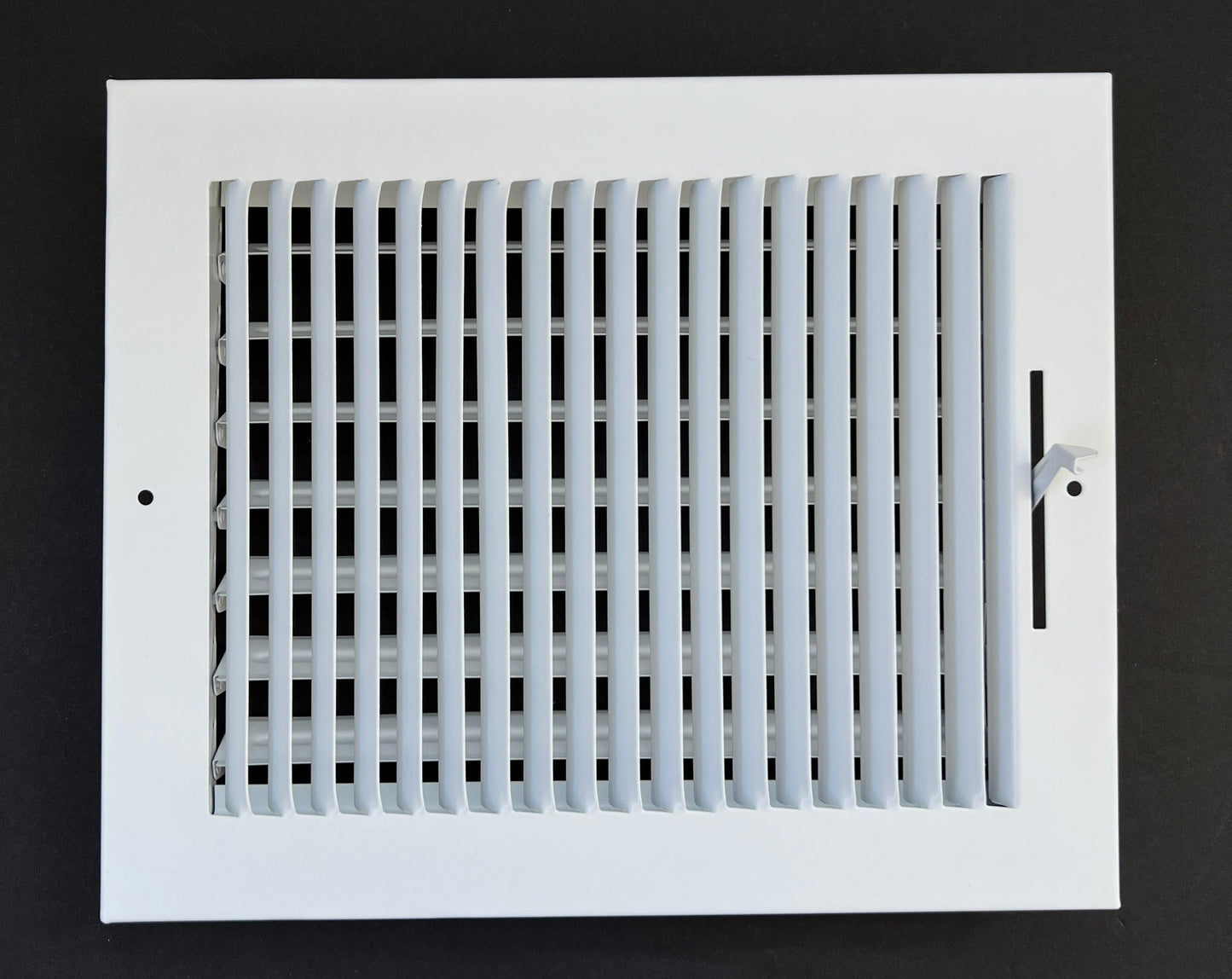 10"x 8" (Duct Opening Size) 1-Way Stamped Face Steel Ceiling/sidewall Air Supply Register - Vent Cover - Actual Outside Dimension 11.75" X 9.75"
