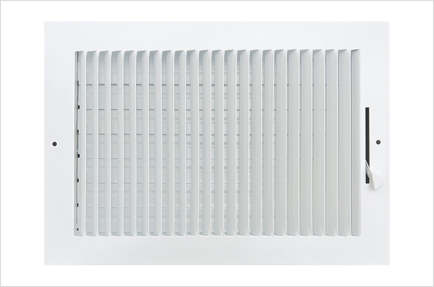 12"x 8" (Duct Opening Size) 1-Way Stamped Face Steel Ceiling/sidewall Air Supply Register - Vent Cover - Actual Outside Dimension 13.75" X 9.75"