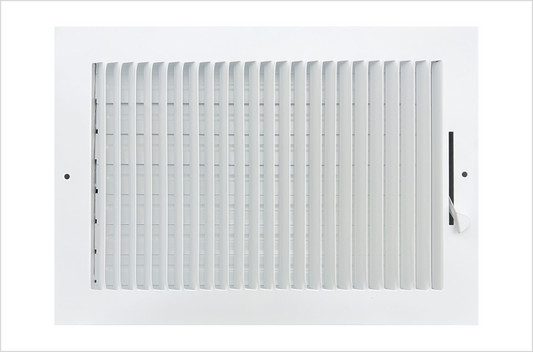 12"x 8" (Duct Opening Size) 1-Way Stamped Face Steel Ceiling/sidewall Air Supply Register - Vent Cover - Actual Outside Dimension 13.75" X 9.75"