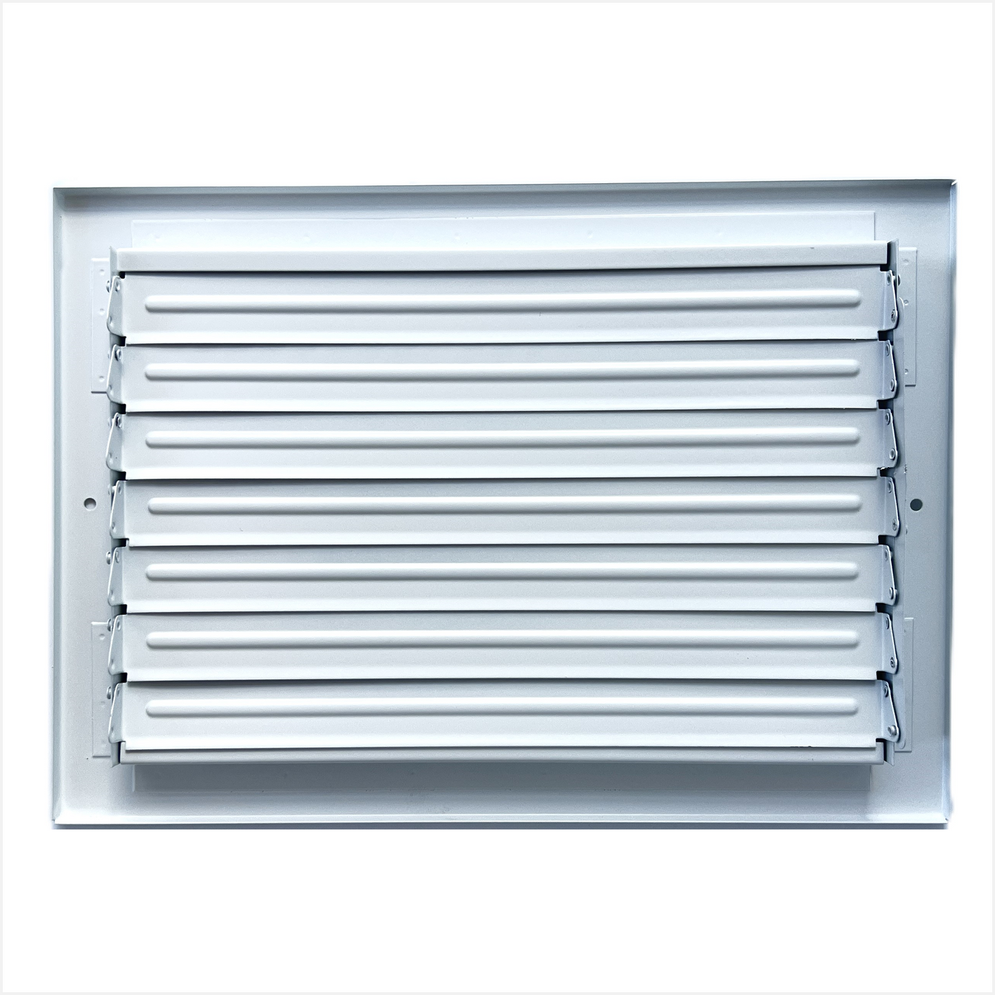 12"x 8" (Duct Opening Size) 1-Way Stamped Face Steel Ceiling/sidewall Air Supply Register - Vent Cover - Actual Outside Dimension 13.75" X 9.75"