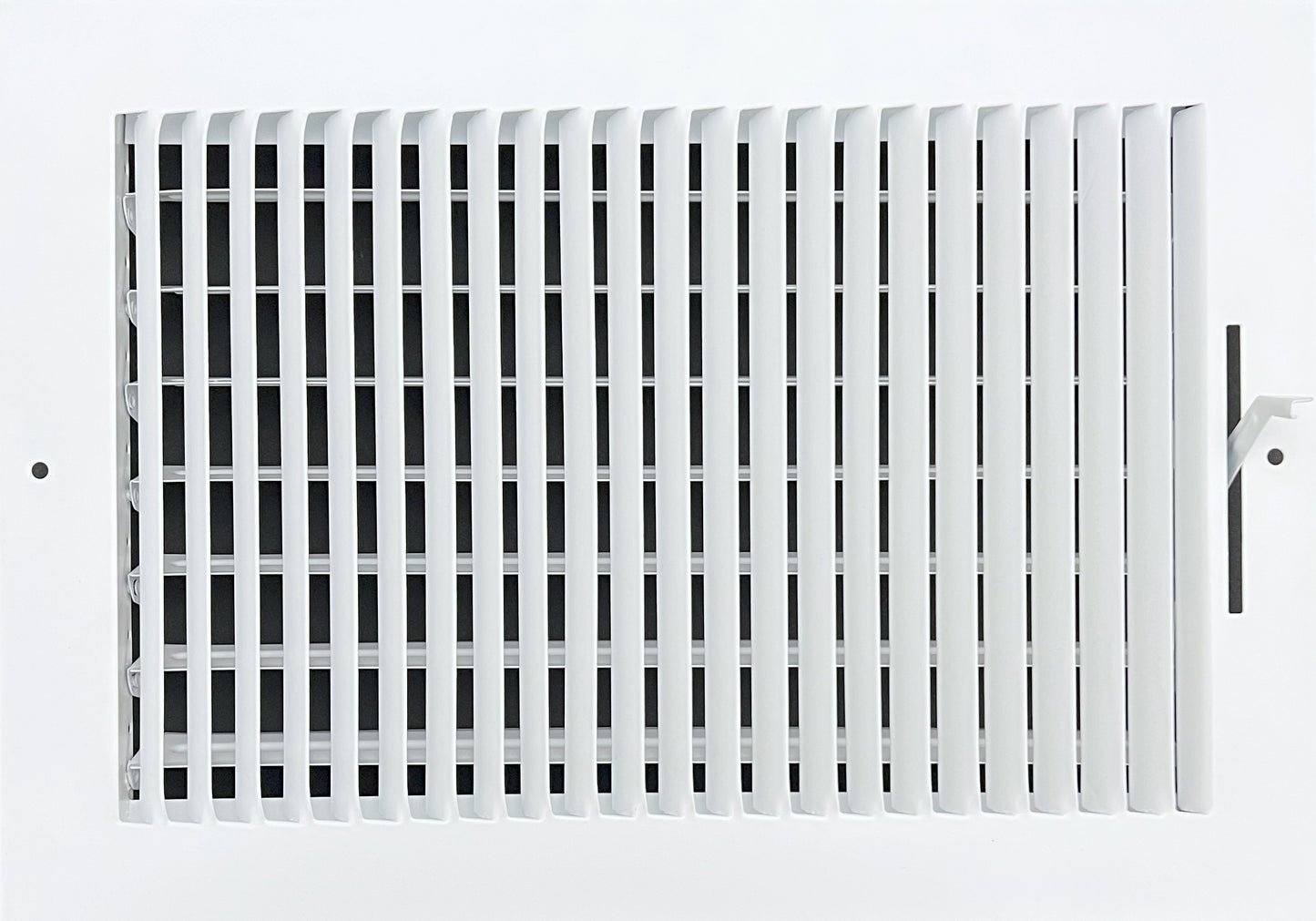 12"x 8" (Duct Opening Size) 1-Way Stamped Face Steel Ceiling/sidewall Air Supply Register - Vent Cover - Actual Outside Dimension 13.75" X 9.75"