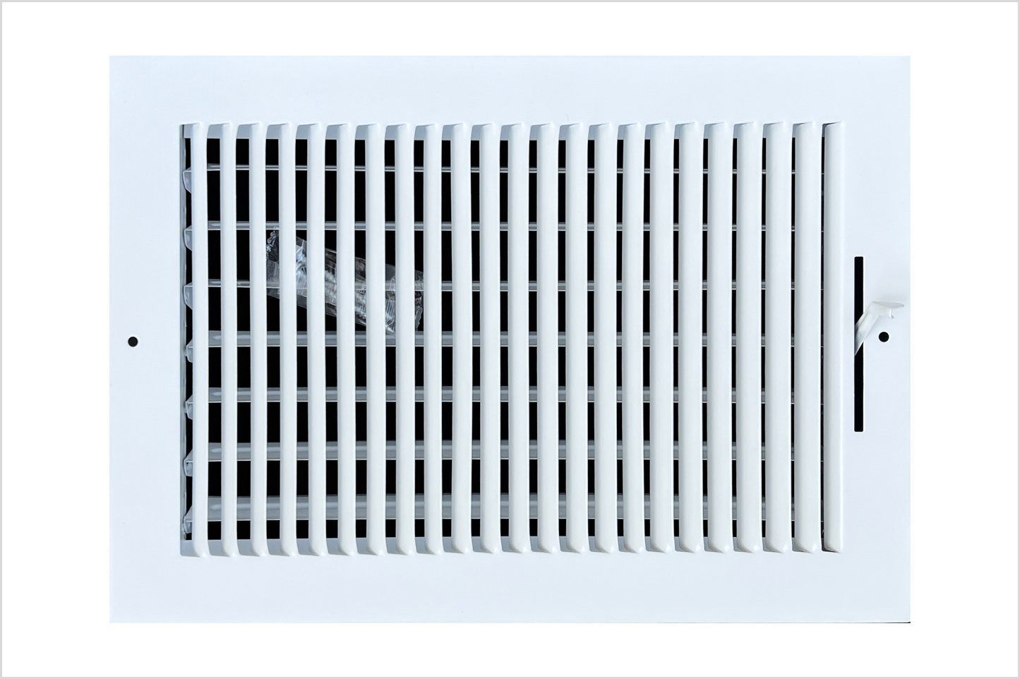12x8 Duct Opening 1 Way Steel Air Supply Diffuser Register Vent Cover Grill for Sidewall and Ceiling