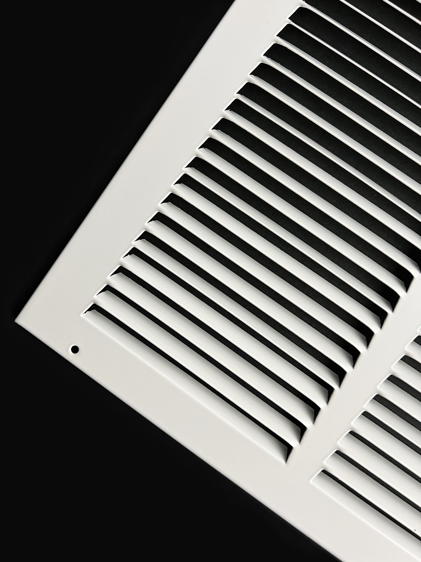 24"x16" Stamped Face Steel Return Grille Vent Cover White Powder Coating Without Frame Outside Dimension 25.75"x17.75"
