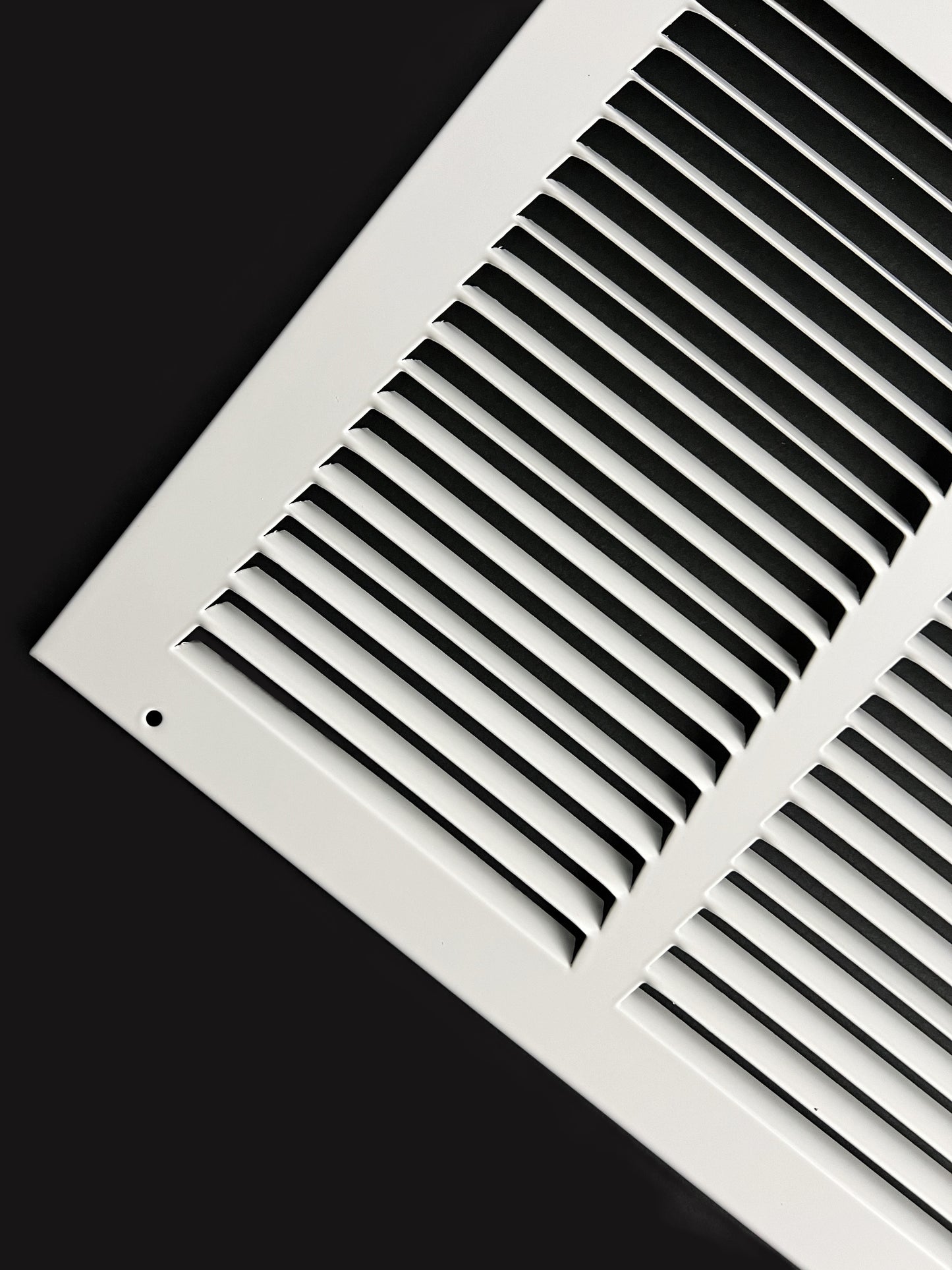 12"x12" Stamped Face Steel Return Grille Vent Cover White Poweder Coating Without Frame Outside Dimension 13.75"x13.75"