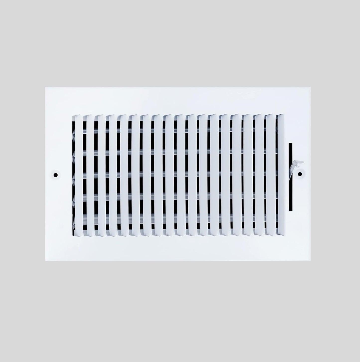 10"x 4" (Duct Opening Size) 1-Way Stamped Face Steel Ceiling/sidewall Air Supply Register - Vent Cover - Actual Outside Dimension 11.75" X 5.75"